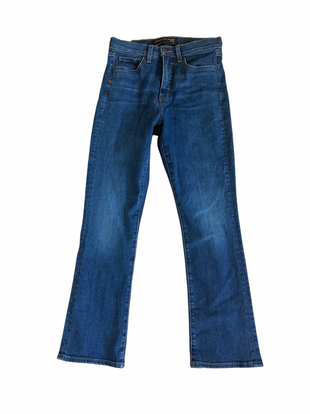 Veronica Beard Dark Blue Flare Jeans